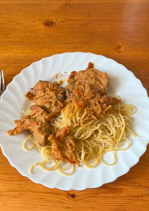 Esterházy rostélyos - marha lábszárból recept fotója