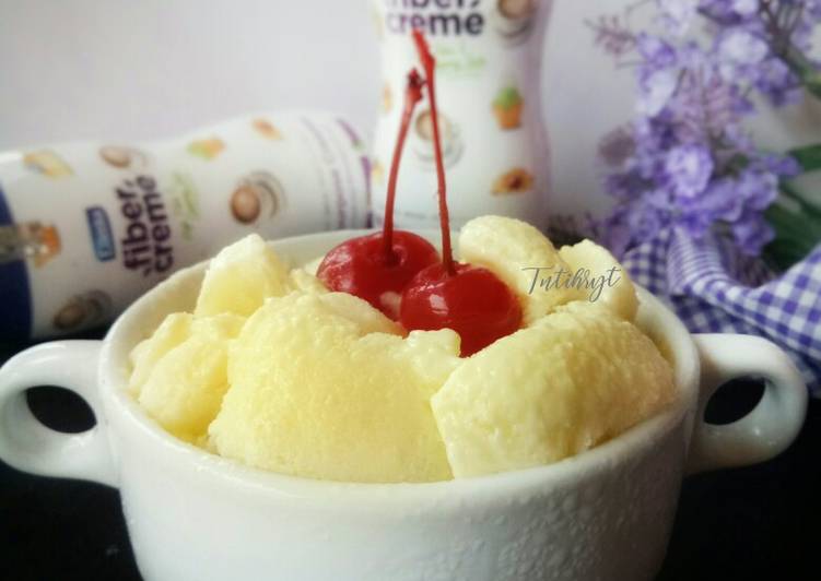 Resep Ice cream jagung fiber creme Anti Gagal