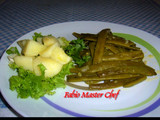 Insalata di Taccole, Patate e Insalata Riccia