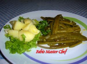 Foto di Insalata di Taccole, Patate e Insalata Riccia