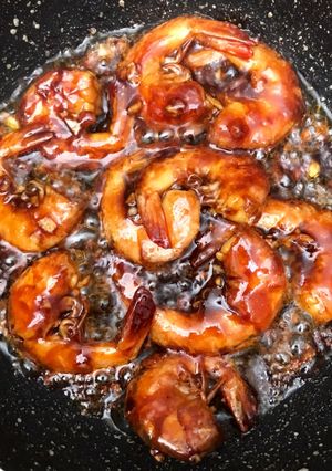 Foto resep Udang Bakar Madu teflon
