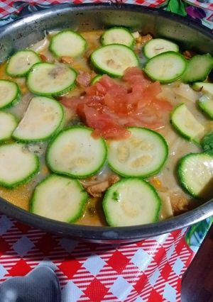Foto de Lasanha de abobrinha com peito de frango