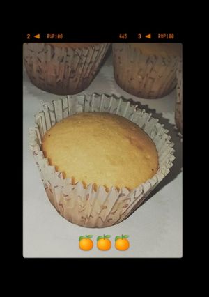 Una foto de Cupcakes de naranja 🍊