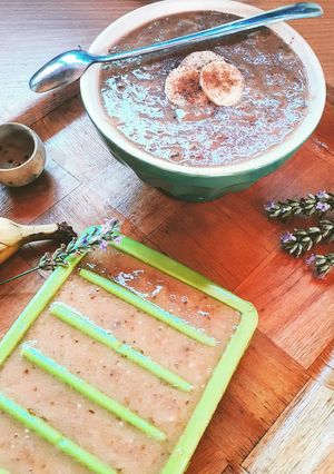 Une photo de Bâtonnets glacés de banane