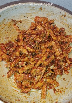 Foto resep Orek Balado Tempe Teri Kering