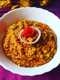 A picture of SAMBAR SADAM/ MIXED VEGETABLE BATH.