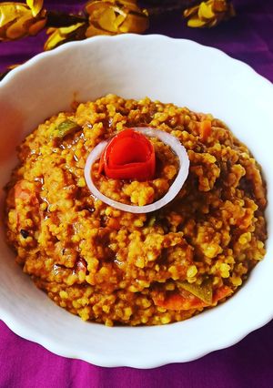 A picture of SAMBAR SADAM/ MIXED VEGETABLE BATH.