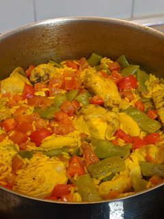 Una foto de Paella valenciana... o casi!