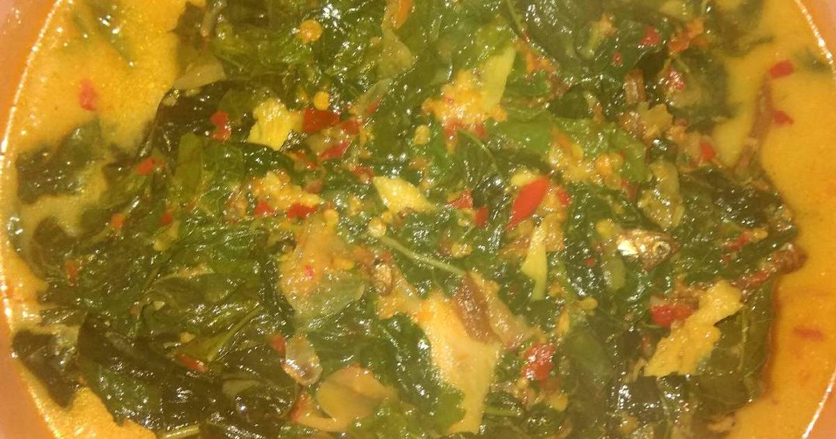 Resep Gulai daun singkong teri oleh sonya andriani - Cookpad