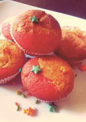 A picture of Marble cupcakes #AuthorMarathon.