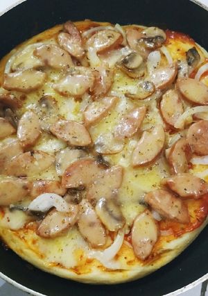 Foto resep Pizza Teflon Thin Crust