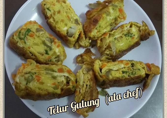 Telur Gulung (ala chef)