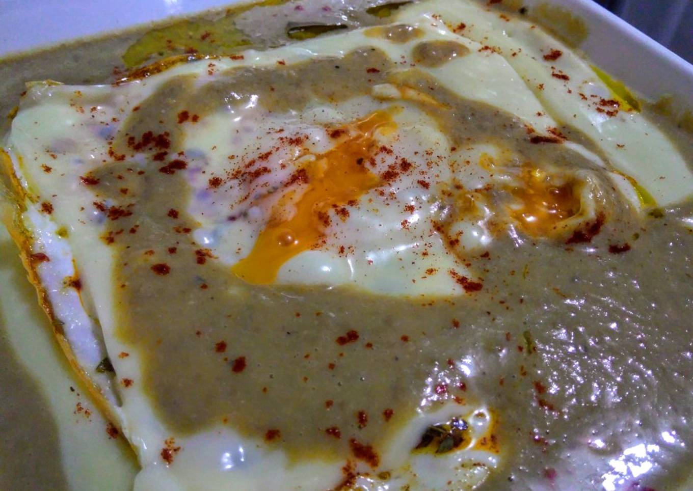 CREMA De Lentejas, Huevos y Queso Mozzarella...!