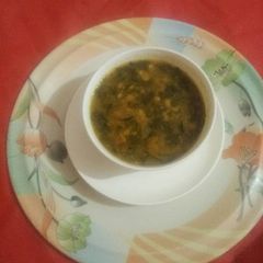 A picture of Mix dal palak healthy and tasty.
