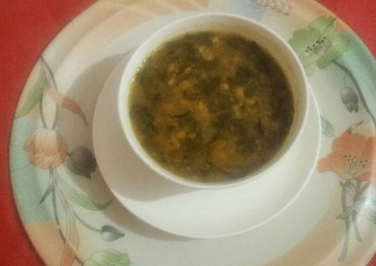 Simple Way to Prepare Homemade Mix dal palak healthy and tasty