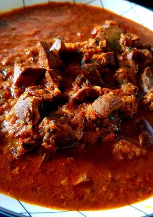 A picture of Lamb Kidney Gravy (South Indian Style).