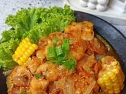 Gambar seafood saus padang