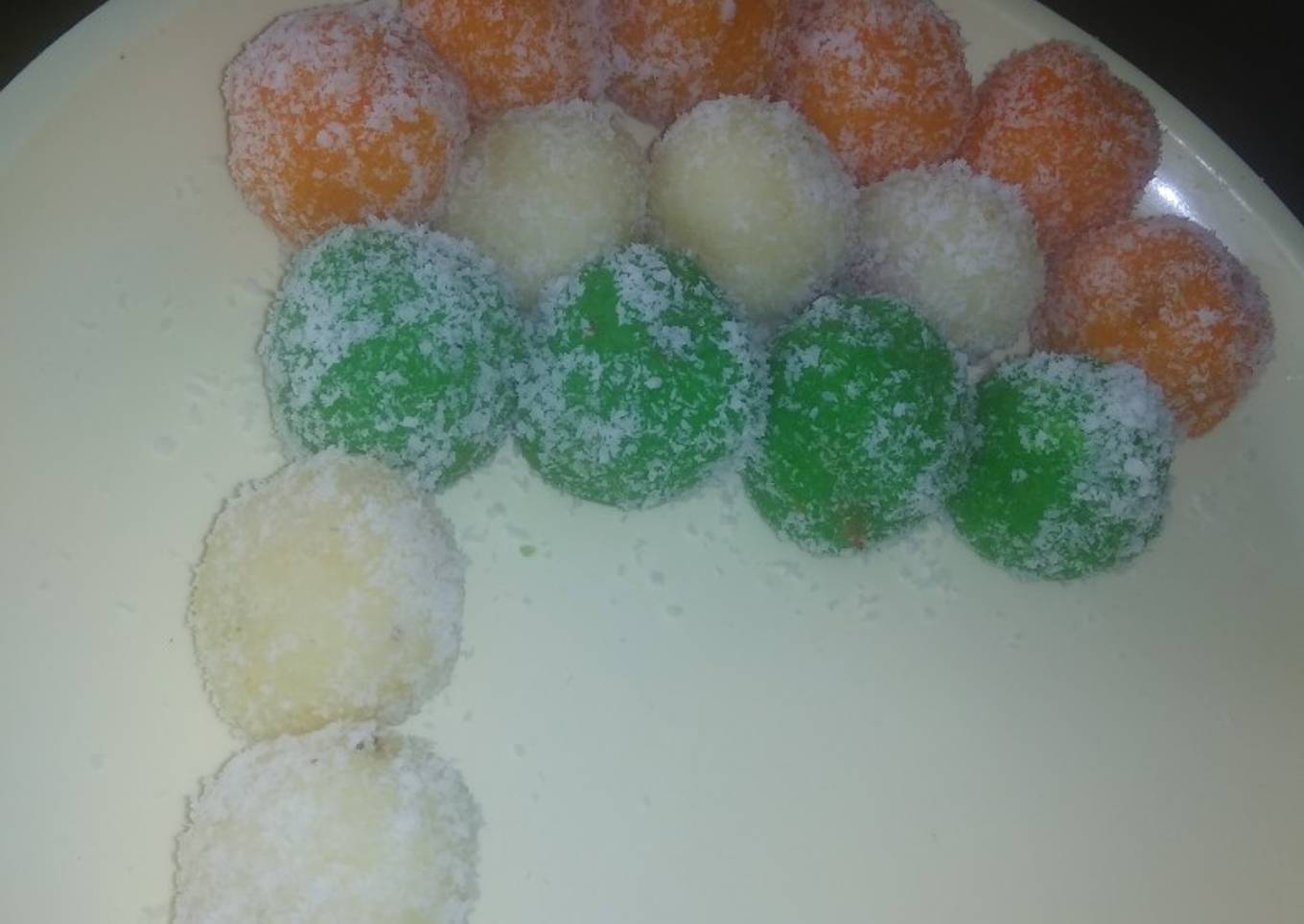 Simple Way to Prepare Perfect Tricolour Coconut Ladoo