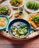 Canh Bầu Nấu Nấm Rơm