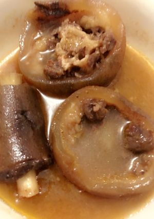 A picture of Cowtail peppersoup.