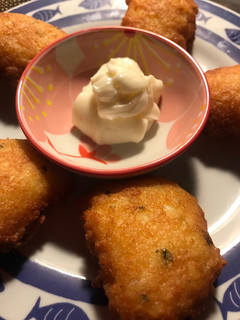 Una foto de Buñuelos de bacalao