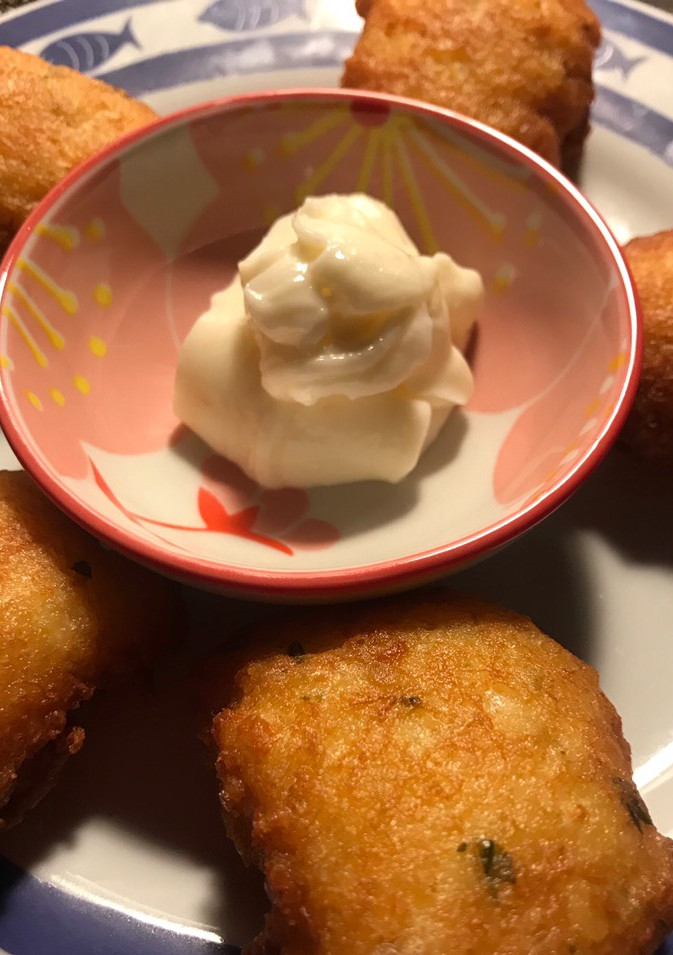 Una foto de Buñuelos de bacalao