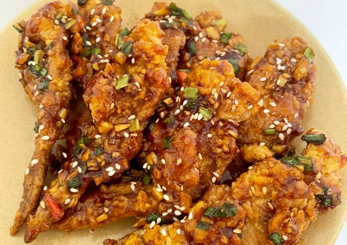 Ini dia! Resep membuat Korean Honey Garlic Chicken Wings dijamin istimewa