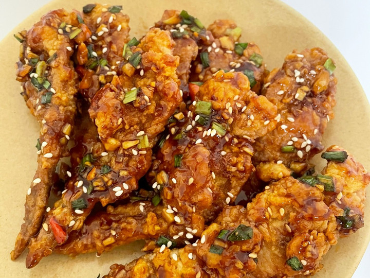 Ini dia! Resep membuat Korean Honey Garlic Chicken Wings dijamin istimewa