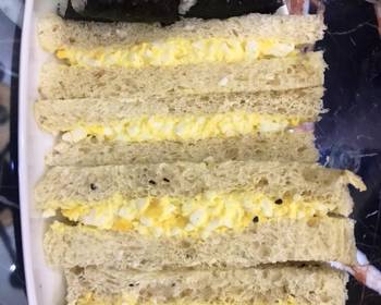 How To Making Recipe Tamago egg Sandwich Yummy