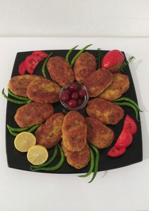 عکسی از دستور کوکو سیب زمینی متفاوت وخوشمزه