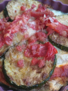 Una foto de Cestitas de verduras y queso de cabra