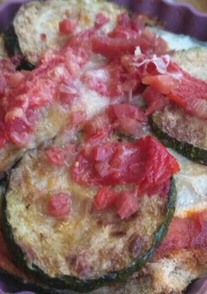 Una foto de Cestitas de verduras y queso de cabra