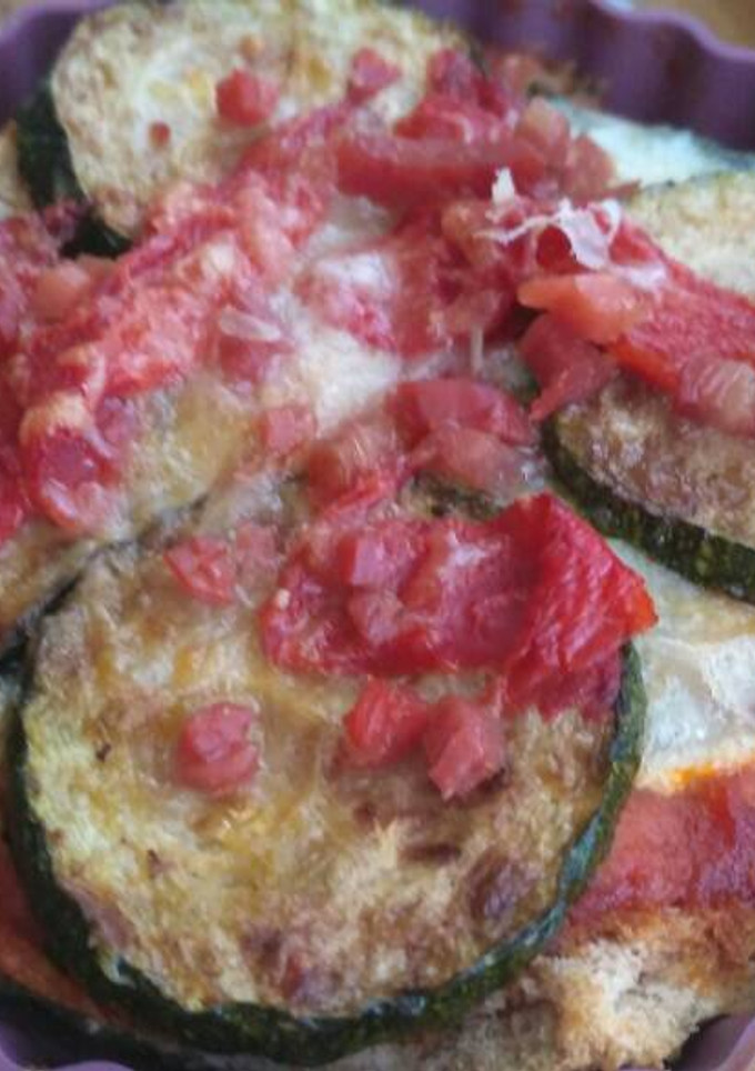 Una foto de Cestitas de verduras y queso de cabra