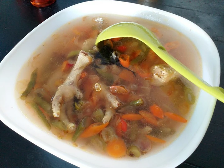 Cara Mudah Menyiapkan Resep Asem-asem ceker khas rembang jawa tengah yang Menggugah Selera Anti Ribet, Mantap