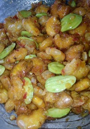 Foto resep Sambal udang pete