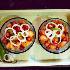 A picture of Leftover Fried dhokla.