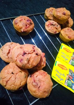 A picture of Veggies Savoury Muffins.