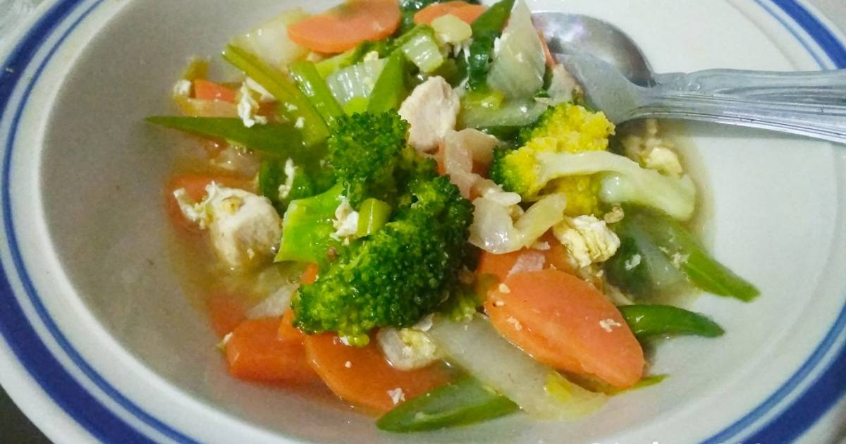 20 resep capcay diet  debm enak dan sederhana Cookpad