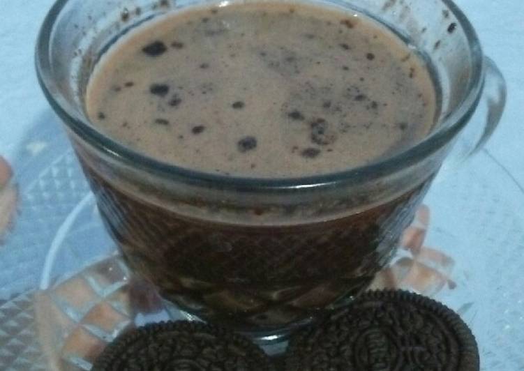 Hot Choco Belgian with Oreo