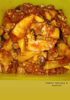 Foto resep Sambal kentang seafood
