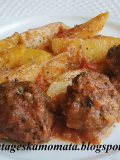 Φωτογραφία της συνταγής Κεφτεδάκια με πατάτες στο φούρνο