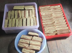 Foto resep Puding Cokelat Nissin Crispy Ekonomis