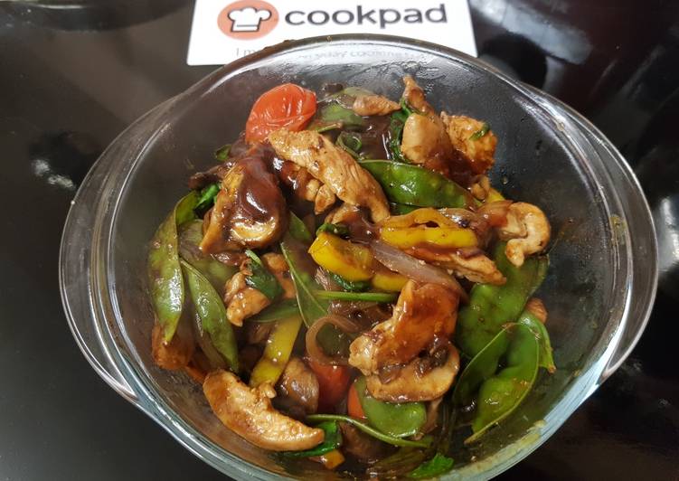MY BBQ Chicken Stir Fry π