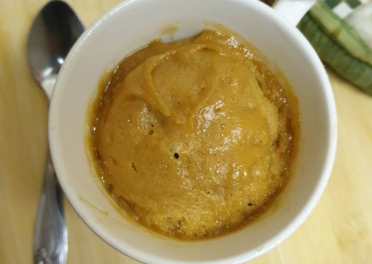 Steps to Prepare Super Quick Homemade Peanut butter mug cake