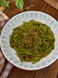 Tumis Buncis Bawang Putih Saus Tiram