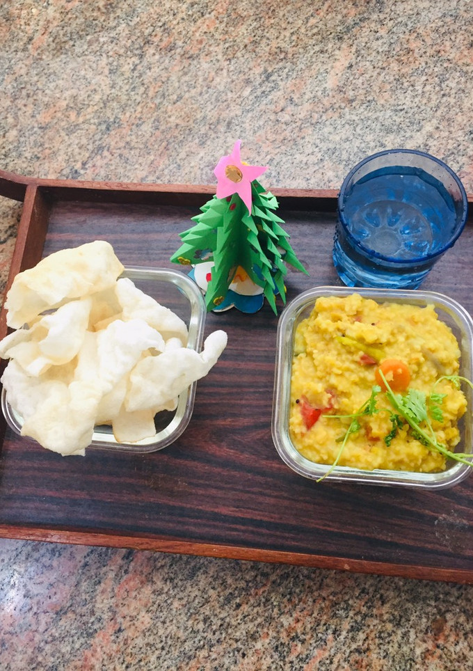 கோதுமை ரவை சாம்பார்சாதம் செய்முறை முக்கிய புகைப்படம்