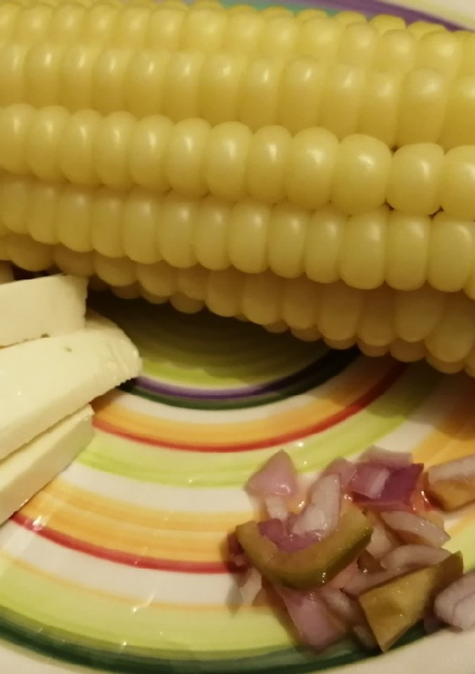 Una foto de Choclito con queso