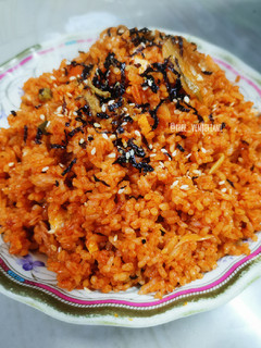 Foto resep Nasi Goreng Kimchi (Kimchi Bokkeumbap 김치볶음밥)