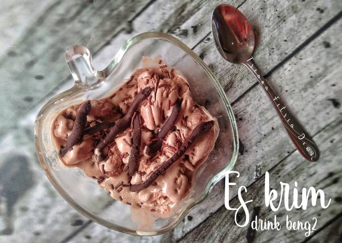 Resep Es krim pake drink beng-beng oleh Triana Fitria Dewi - Cookpad