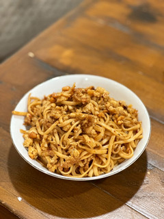 A picture of Chili Crisp and peanut Sauce for Noodles.